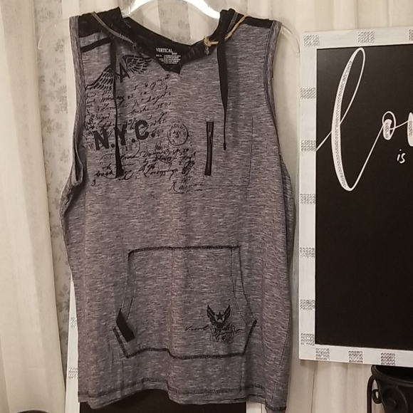 Vertical Sports Other - Vertical Sports Sleeveless Hoodie, Youth Men's XL